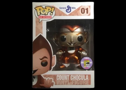 Funko Pop! Ad Icons General Mills Count Chocula (Metallic) SDCC Figure #01