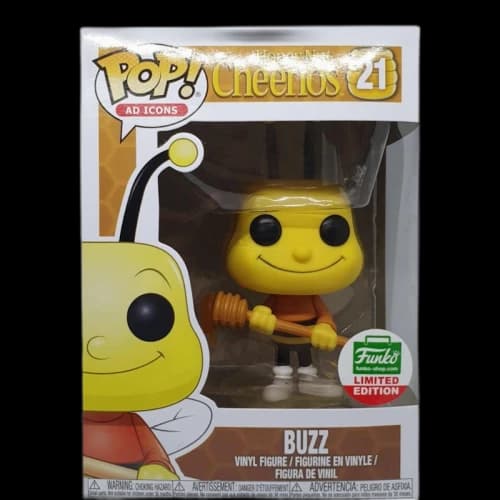 Funko Pop! Ad Icons Honey Nut Cheerios Buzz Funko Shop Edition Figure #21
