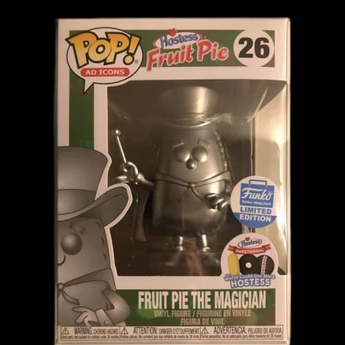 Funko Pop! Ad Icons Hostess Fruit Pie Fruit Pie The Magician (Platinum) Funko Shop Limited Edition Figure #26