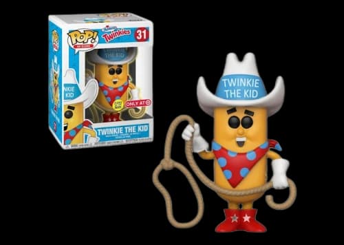 Funko Pop! Ad Icons Hostess Twinkie the Kid White Hat (Glow) Target Exclusive Figure #31