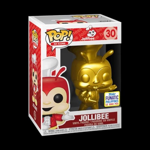 Funko Pop! Ad Icons Jollibee (Gold) Funatic Philippines Exclusive Figure #30