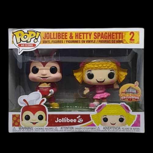 Funko Pop! Ad Icons Jollibee & Hetty Spaghetti Jollibee First To Market Exclusive 2 Pack