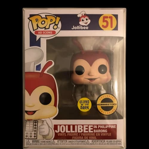 Funko Pop! Ad Icons Jollibee Jollibee in Philippine Barong (Glow) Hobbiestock Exclusive Figure #51