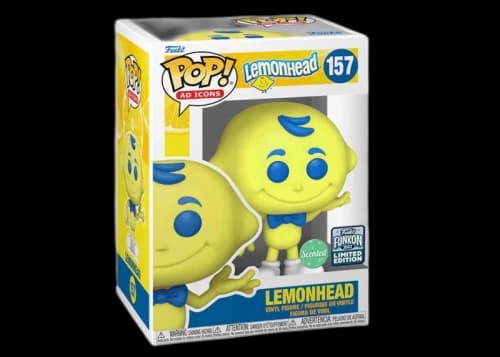 Funko Pop! Ad Icons Lemonhead Scented 2022 Funkon Exclusive Figure #157