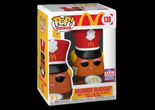 Funko Pop! Ad Icons McDonalds Drummer McNugget 2021 Summer Convention Exclusive Figure #138