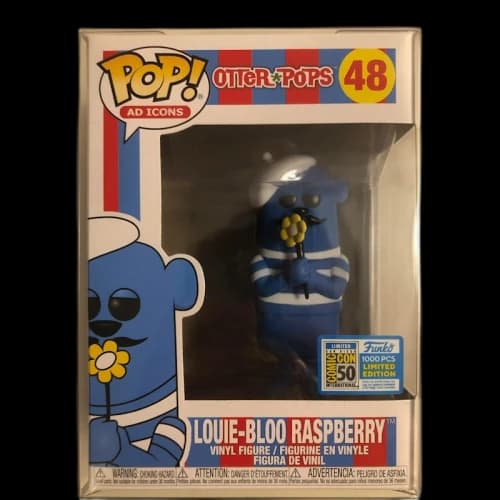 Funko Pop! Ad Icons Otter Pops Louie-Bloo Raspberry SDCC Figure #48
