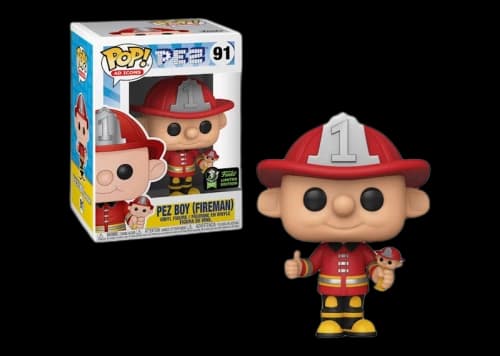 Funko Pop! Ad Icons PEZ Boy Fireman Spring Convention Exclusive Figure #91