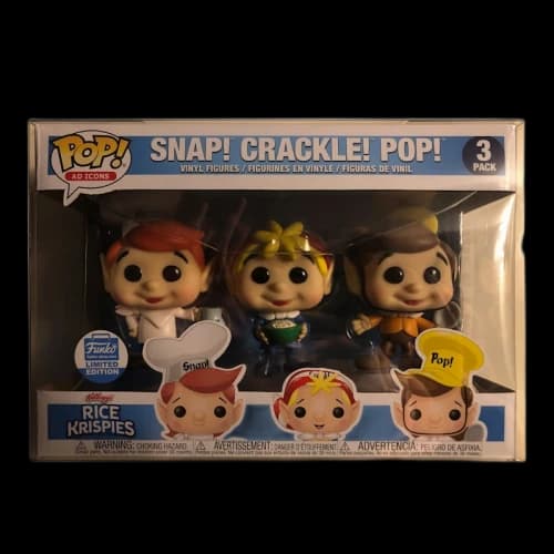 Funko Pop! Ad Icons Rice Krispies Snap! Crackle! Pop! Funko Shop Limited Edition 3 Pack
