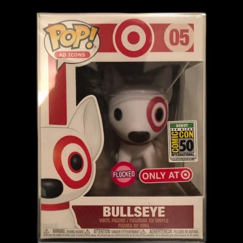 Funko Pop! Ad Icons Target Bullseye (Gold Collar) (Flocked) Target Exclusive SDCC Figure #05