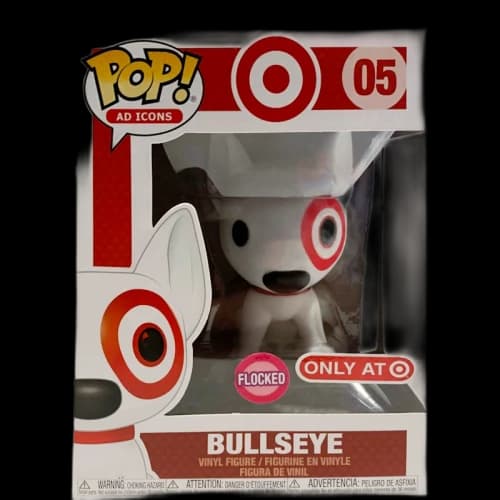 Funko Pop! Ad Icons Target Bullseye Red Collar (Flocked) Target Exclusive Figure #05