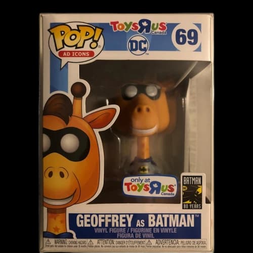 Funko Pop! Ad Icons Toys R Us Canada DC Geoffrey as Batman Toys R Us Exclusive Figure #69