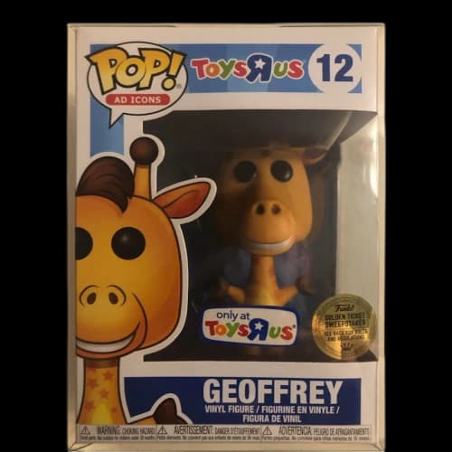 Funko Pop! Ad Icons Toys R Us Geoffrey Toys R Us Exclusive Funko Golden Ticket Figure #12