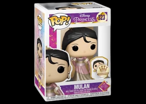 Funko Pop! and Pin Disney Princess Mulan Funko Shop Gold Label Exclusive Figure #323