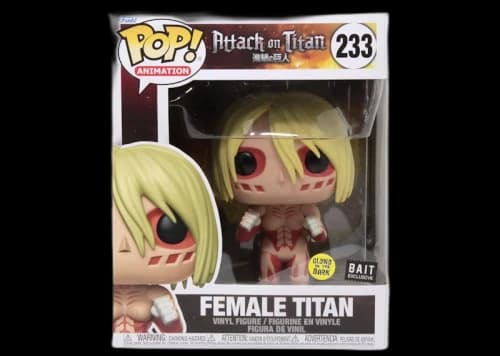 Funko Pop! Animation Attack on Titan Female Titan GITD Bait Exclusive Figure #233