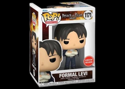 Funko Pop! Animation Attack on Titan Formal Levi GameStop Exclusive Figure #1171