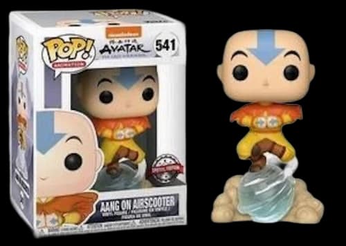 Funko Pop! Animation: Avatar The Last Air Bender Aang On Airscooter (Special Edition) Figure #541