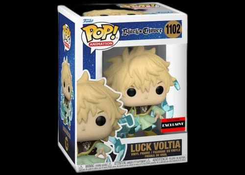 Funko Pop! Animation Black Clover Luck Voltia AAA Anime Exclusive Figure #1102