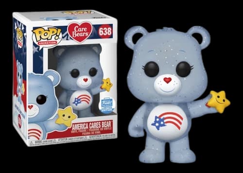 Funko Pop! Animation Care Bears America Cares Bear Funko Shop Exclusive Figure #638