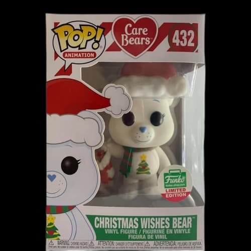 Funko Pop! Animation Care Bears Christmas Wishes Bear Funko Shop Edition Figure #432