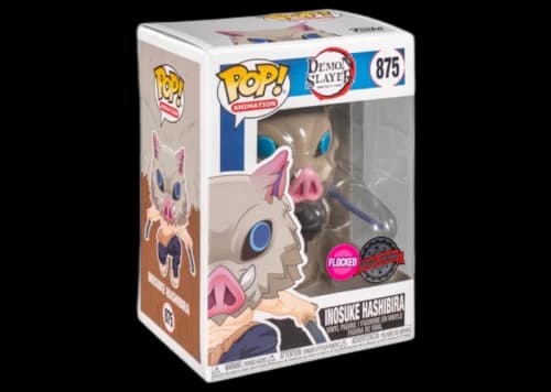 Funko Pop! Animation Demon Slayer Inosuke Hashibira (Flocked) Special Edition Figure #875