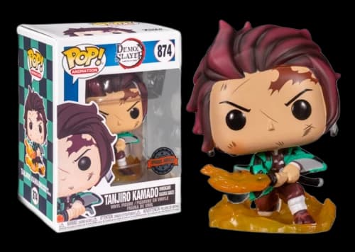 Funko Pop! Animation Demon Slayer Tanjiro Kamado (Hinokami Kagura Dance) Special Edition Figure #874