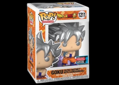 Funko Pop! Animation Dragon Ball Super Goku (Ultra Instinct with Kamehmeha) 2022 Fall Convention Exclusive Figure #1211