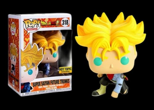 Funko Pop! Animation Dragon Ball Super Super Saiyan Future Trunks Hot Topic Exclusive Figure #318
