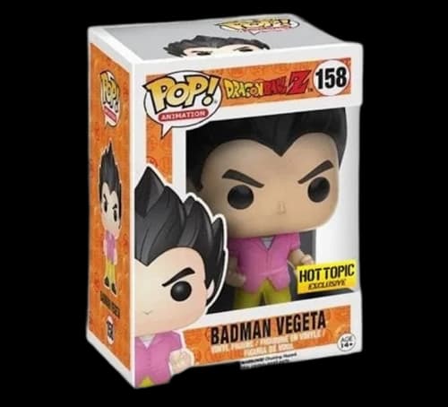 Funko Pop! Animation Dragon Ball Z Badman Vegeta Hot Topic Exclusive Figure #158