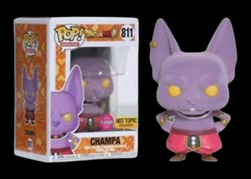Funko Pop! Animation Dragon Ball Z Champa (Flocked) Hot Topic Exclusive Figure #811