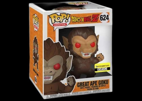 Funko Pop! Animation Dragon Ball Z Great Ape Goku Entertainment Earth Exclusive 6 Inch Figure #624