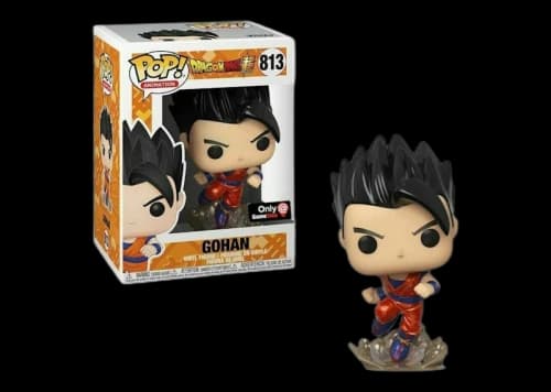 Funko Pop! Animation Dragon Ball Z (Metallic) Super Gohan GameStop Exclusive Figure #813