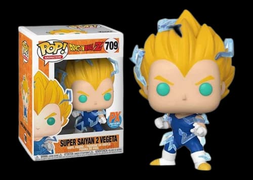 Funko Pop! Animation Dragon Ball Z Super Saiyan 2 Vegeta PX Previews Exclusive Figure #709