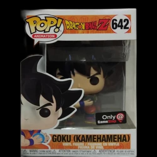 Funko Pop! Animation Dragonball Z Goku (Kamehameha) Gamestop Exclusive Figure #642