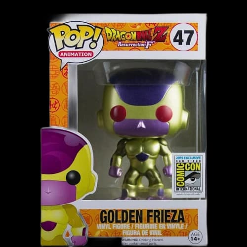 Funko Pop! Animation Dragonball Z Resurrection F Golden Frieza SDCC Figure #47