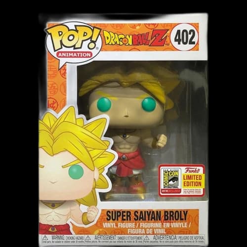 Funko Pop! Animation Dragonball Z Super Saiyan Broly SDCC Figure #402