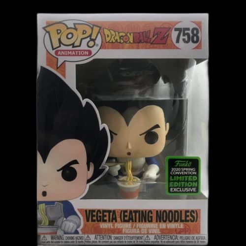Funko Pop! Animation Dragonball Z Vegeta (Eating Noodles) Spring Convention Figure #758