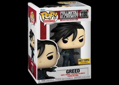 Funko Pop! Animation Fullmetal Alchemist: Brotherhood Greed Hot Topic Exclusive Figure #1180