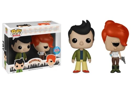 Funko Pop! Animation Futurama Alternate Universe Fry and Leela NYCC LE 750 2-Pack