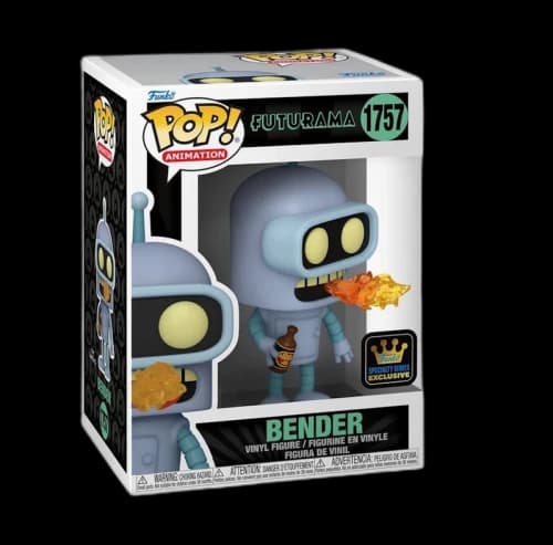 Funko Pop! Animation: Futurama Bender (Specialty Series) Figure #1757