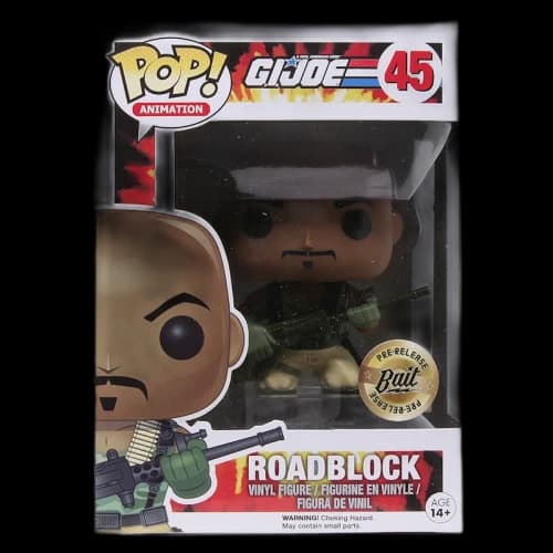 Funko Pop! Animation GI Joe Roadblock Bait Exclusive Figure #45