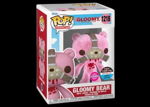 Funko Pop! Animation Gloomy Bear Flocked 2022 NYCC Toy Tokyo Exclusive Figure #1218