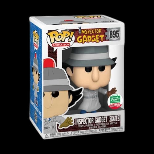 Funko Pop! Animation Inspector Gadget Inspector Gadget (with skates) Funko Shop Exclusive Figure #895