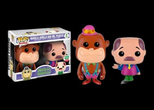 Funko Pop! Animation Magilla Gorilla Magilla Gorilla/Mr. Peebles (Neon) Funko Shop Exclusive 2 Pack