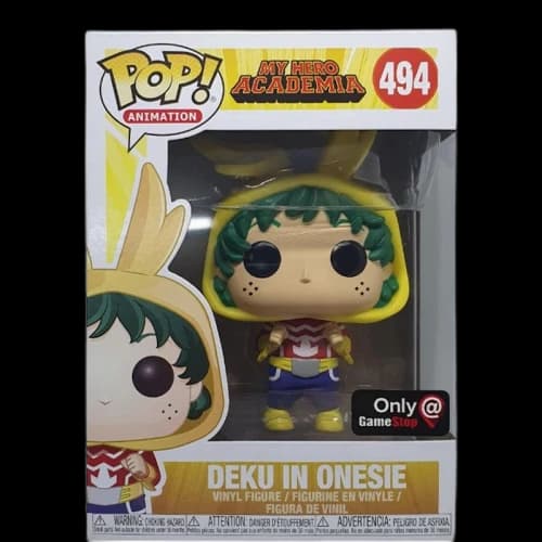 Funko Pop! Animation My Hero Academia Hero Deku in Onesie Game Stop Exclusive Figure #494