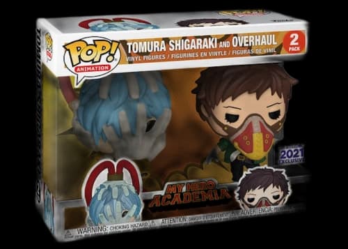 Funko Pop! Animation My Hero Academia Tomura Shigaraki & Overhaul 2021 Funamation Exclusive 2-Pack