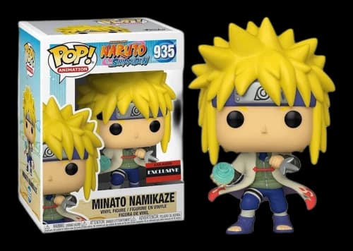 Funko Pop! Animation Naruto Minato Namikaze Standing AAA Anime Exclusive Figure #935