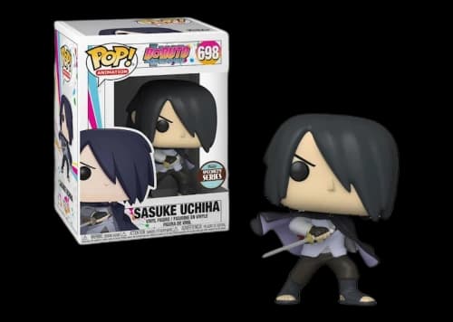 Funko Pop! Animation Naruto Next Generations Sasuke Uchiha Caped 1 Arm Specialty Series Exclusive Figure #698