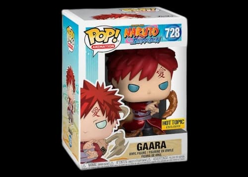 Funko Pop! Animation Naruto Shippuden Gaara Hot Topic Exclusive Figure #728