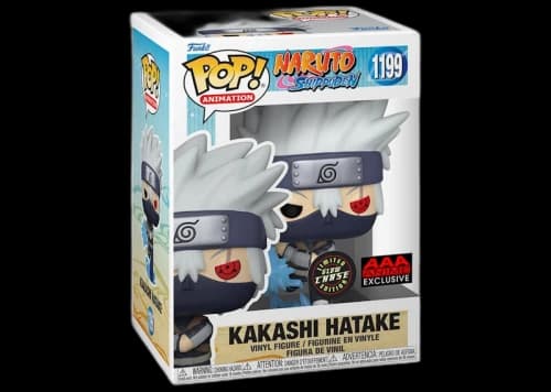 Funko Pop! Animation Naruto Shippuden Kakashi Hatake GITD Chase Edition AAA Anime Exclusive Figure #1199