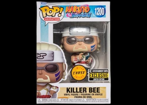 Funko Pop! Animation Naruto Shippuden Killer Bee Chase Edition Entertainment Earth Exclusive Figure #1200